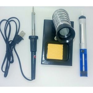 SOLDERING Set Iron 40W With Stand Holder And Desoldering Tool 110V-120V